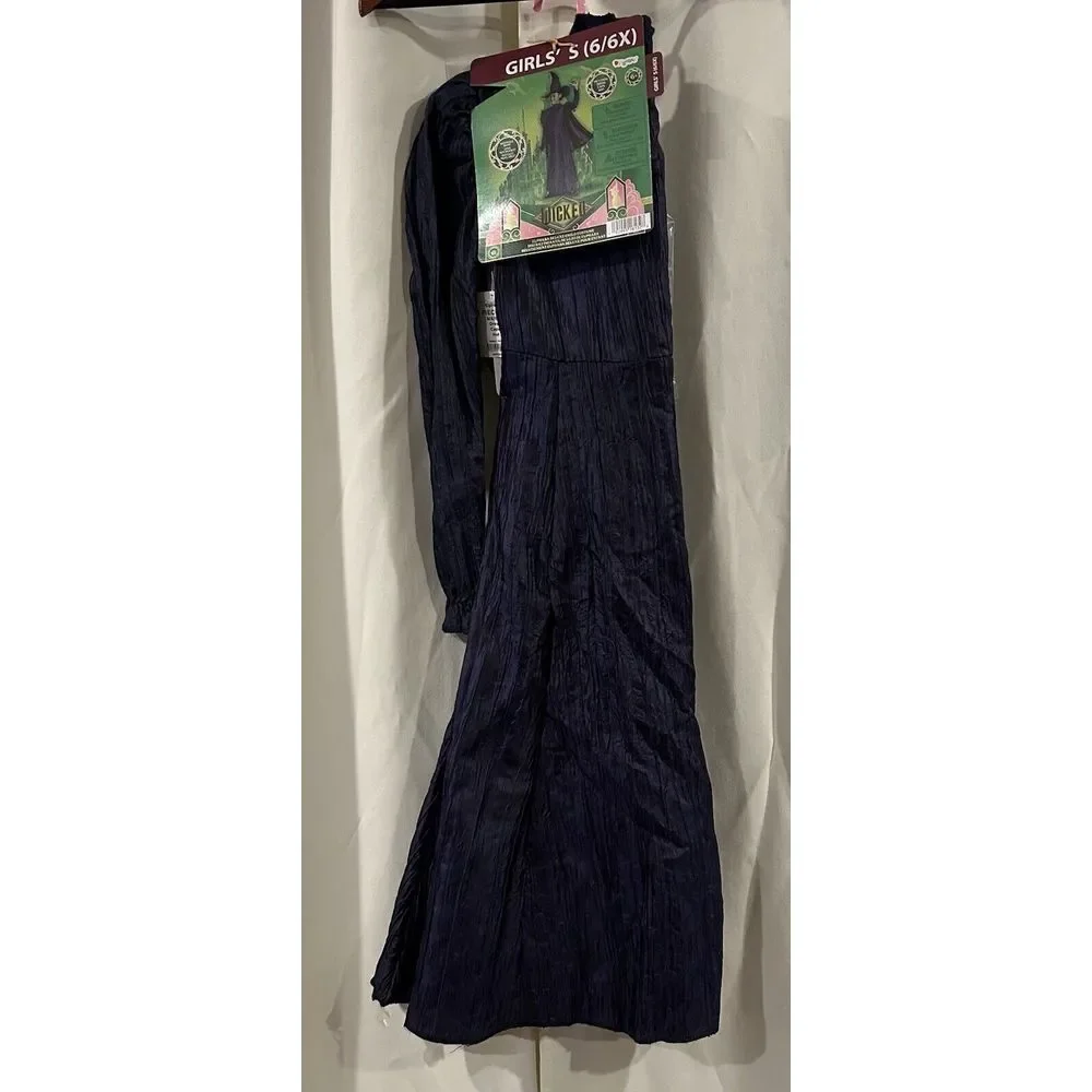 Wicked (2024) Musical Movie Kids Size 6X New‎ Deluxe Elphaba Costume